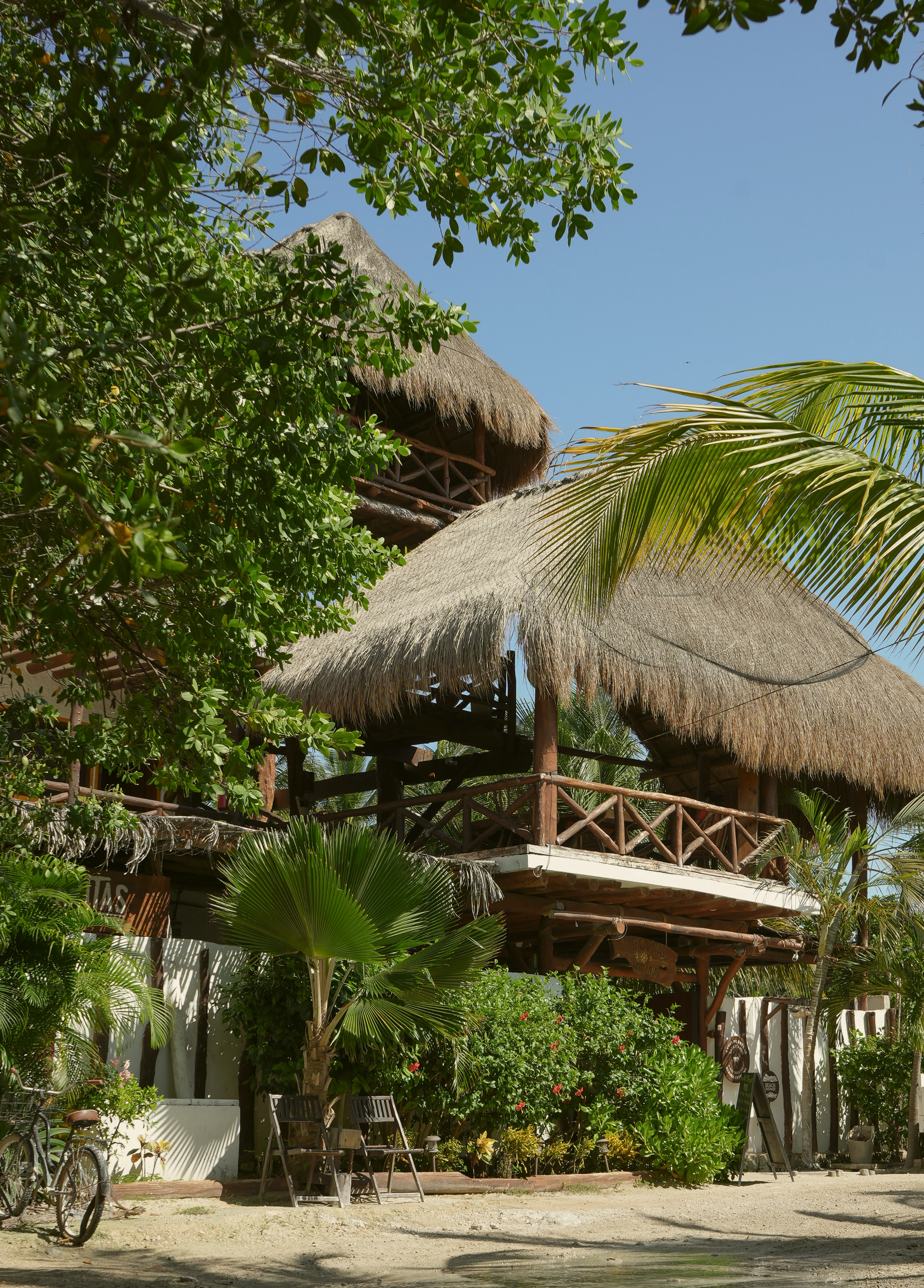 Rooftop con vista al mar Caribe en Holbox